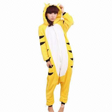 Animal Kigurumi, unisex with funnel or fleece materials